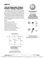 LM317LDG datasheet pdf ON Semiconductor