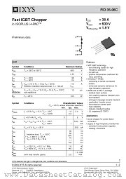 FID35-06C datasheet pdf IXYS