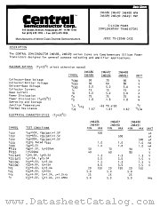 2N6487 datasheet pdf Central Semiconductor