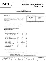 2SK3116-S datasheet pdf NEC