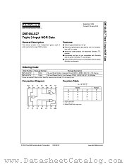 DM74ALS27N datasheet pdf Fairchild Semiconductor