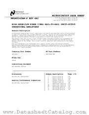 LM6142AIM datasheet pdf National Semiconductor