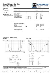 MQF10.7-3000/02 datasheet pdf Vectron