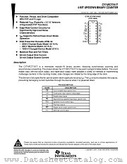 CY74FCT191ATSOCT datasheet pdf Texas Instruments