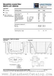 MQF21.421-3000/04 datasheet pdf Vectron