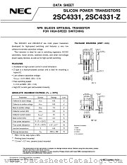 2SC4331-Z datasheet pdf NEC