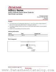 HZS2BLL datasheet pdf Renesas