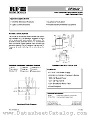 RF2942 datasheet pdf RF Micro Devices