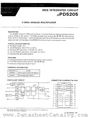 UPD5205 datasheet pdf NEC