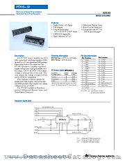 PT7615A datasheet pdf Texas Instruments