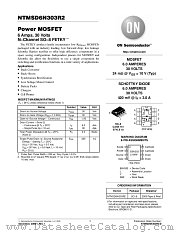 NTMSD6N303 datasheet pdf ON Semiconductor