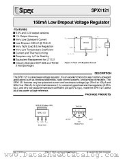 SPX1121N-L-5.0/TR datasheet pdf Sipex Corporation