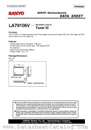 LA79106V datasheet pdf SANYO