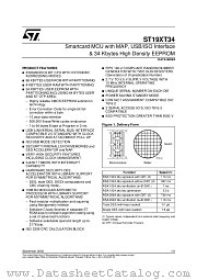 ST19XT34 datasheet pdf ST Microelectronics