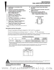 SN74LVC2G08YZAR datasheet pdf Texas Instruments