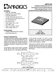 AWT6146 datasheet pdf Anadigics Inc