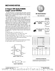 MC74VHC1GT32 datasheet pdf ON Semiconductor