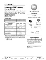BAS40-06LT1 datasheet pdf ON Semiconductor