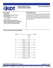 IDT74FCT540ATQ8 datasheet pdf IDT