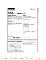 NC7SP02L6X datasheet pdf Fairchild Semiconductor