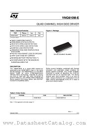 VNQ810M-E datasheet pdf ST Microelectronics