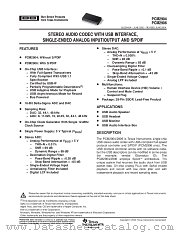 PCM2906DBR datasheet pdf Texas Instruments