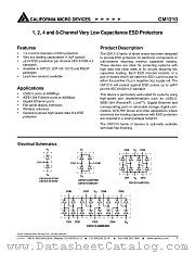 CM1210-04ST datasheet pdf California Micro Devices Corp