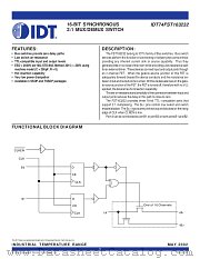 IDT74FST163232PV datasheet pdf IDT