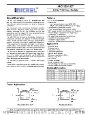 MIC1555 datasheet pdf Micrel Semiconductor