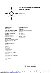 R347B datasheet pdf Agilent (Hewlett-Packard)