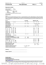TFS211-1 datasheet pdf Vectron
