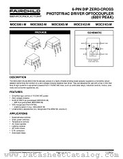 MOC3162VM datasheet pdf Fairchild Semiconductor