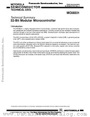 MC68331 datasheet pdf Freescale (Motorola)