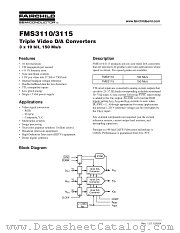 FMS3110KRC_NL datasheet pdf Fairchild Semiconductor