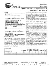 CY7C1356A-100BGC datasheet pdf Cypress