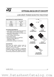 STPS30L45CG-TR datasheet pdf ST Microelectronics