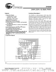 CY62256LL-55SNE datasheet pdf Cypress