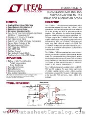 LT1491A datasheet pdf Linear Technology
