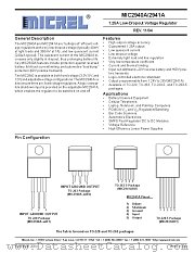 MIC2940A datasheet pdf Micrel Semiconductor