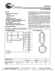 CY7C281A-30JC datasheet pdf Cypress