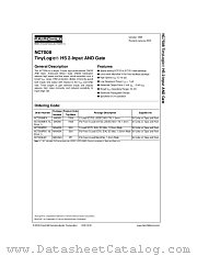 NC7S08M5X datasheet pdf Fairchild Semiconductor