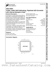 ADC12081EVAL datasheet pdf National Semiconductor