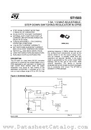 ST1S03PMR datasheet pdf ST Microelectronics