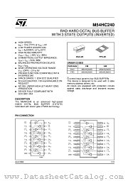 M54HC240K1 datasheet pdf ST Microelectronics