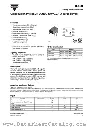 IL400-X009 datasheet pdf Vishay