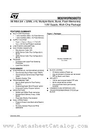 M30W0R6500T0ZAQT datasheet pdf ST Microelectronics