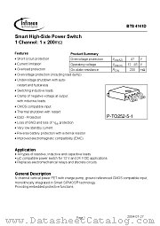 BTS 4141 D datasheet pdf Infineon