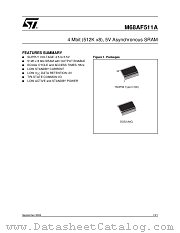 M68AF511AM70NC6 datasheet pdf ST Microelectronics