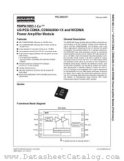 RMPA1963 datasheet pdf Fairchild Semiconductor