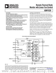 ADM1028ARQ-REEL datasheet pdf Analog Devices